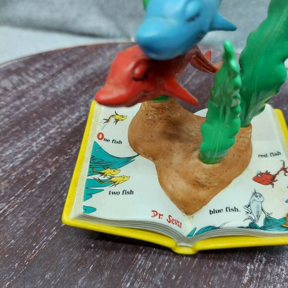 Dr. Seuss "One Fish Two Fish" Book Figurine - Picture 2 of 12
